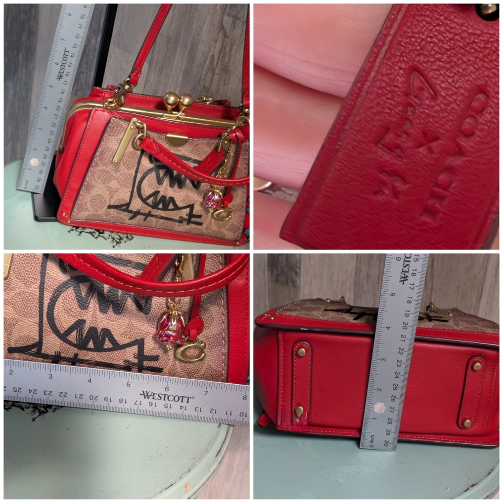 Coach Dreamer 21 Signature Rexy By Guang yu With Rexy Charm - Picture 15 of 16